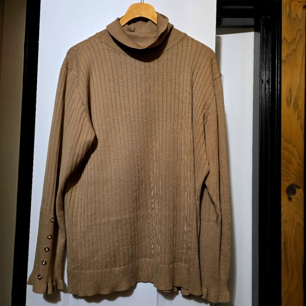New York & Company Women's Turtle Neck Lightweight Sweater Size XXL